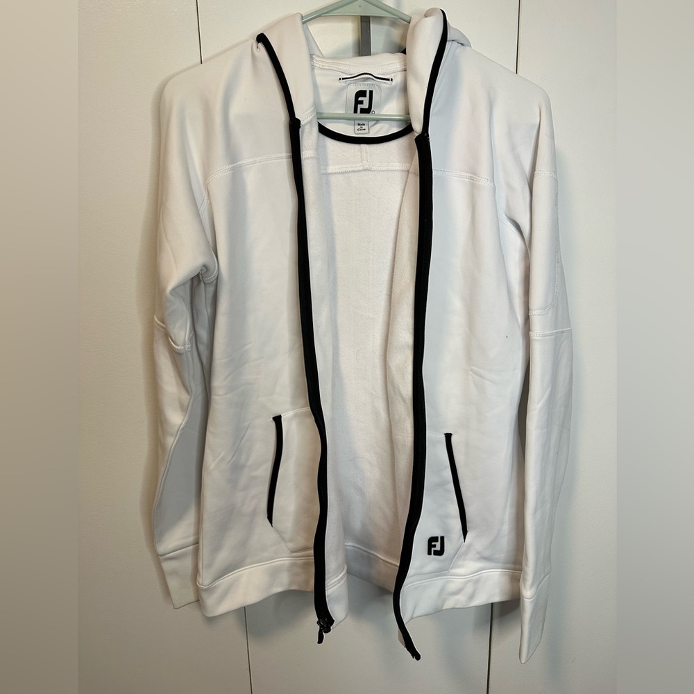 FootJoy Women's hooded jacket - white